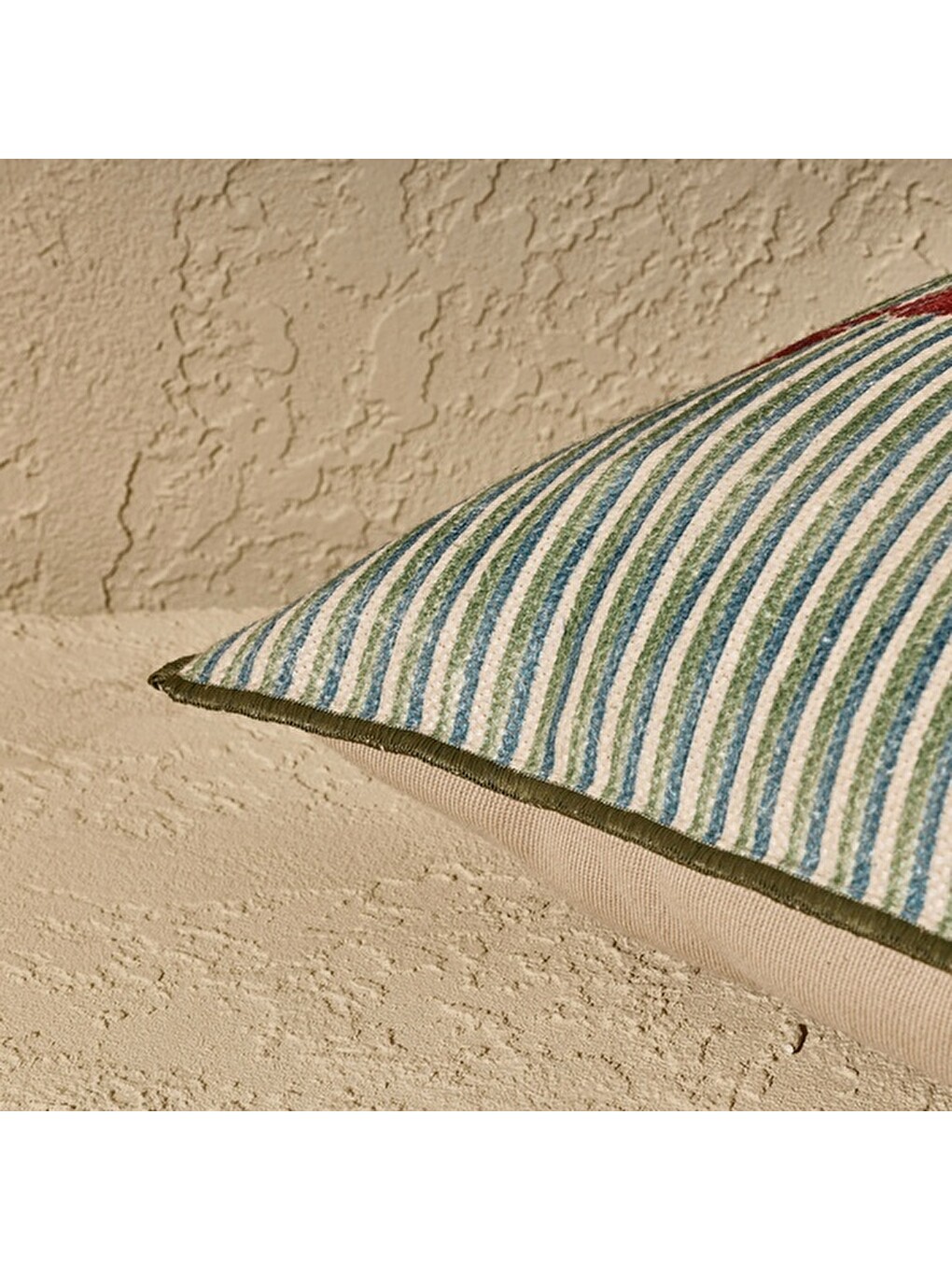Ekru Soft Fonsy Kırlent - Renkli - 30x50 Cm-4