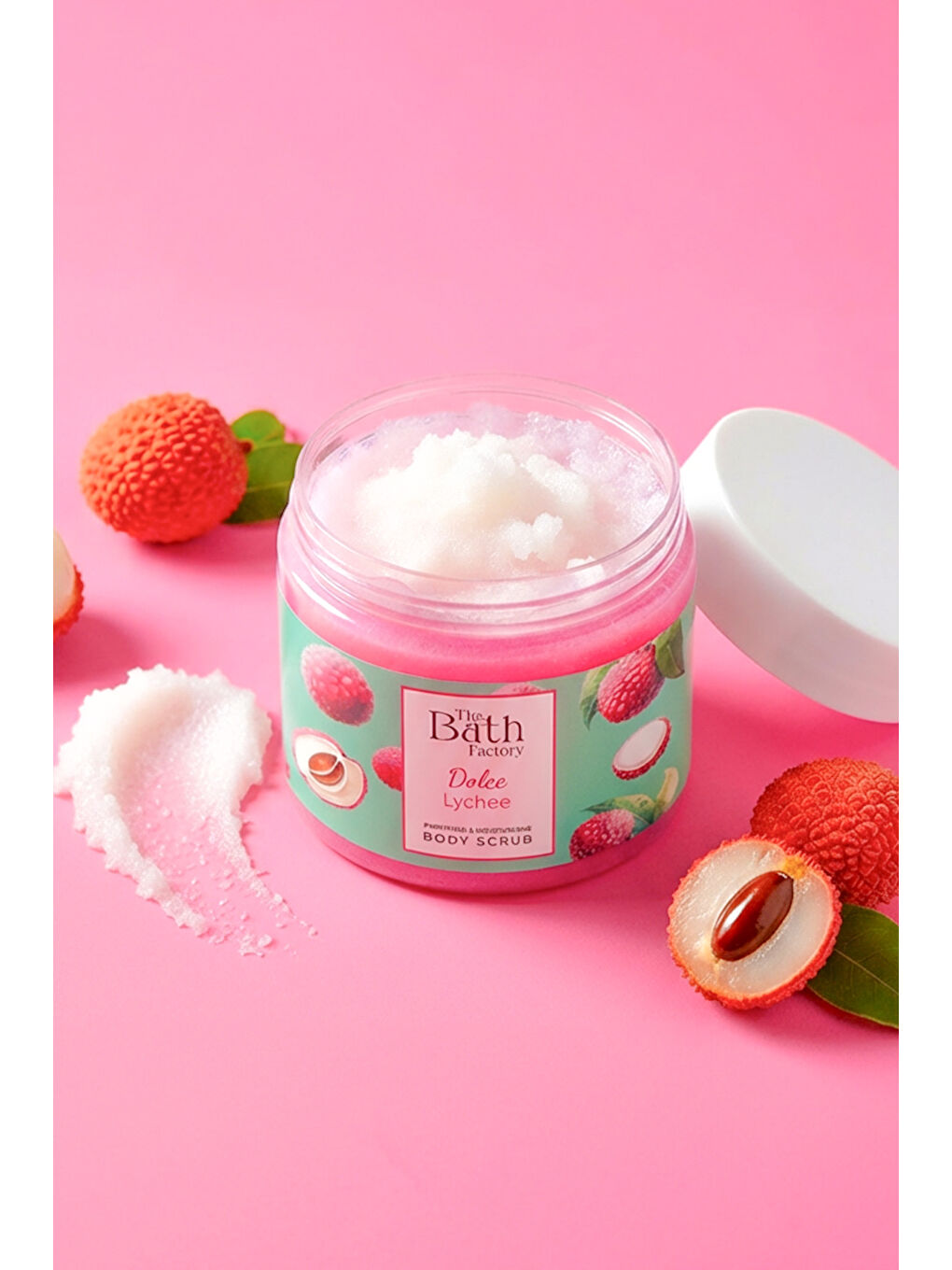 Liçi Aromalı Peeling + Liçi Aromalı Duş Jeli + Liçi Aromalı Vücut Losyonu-2