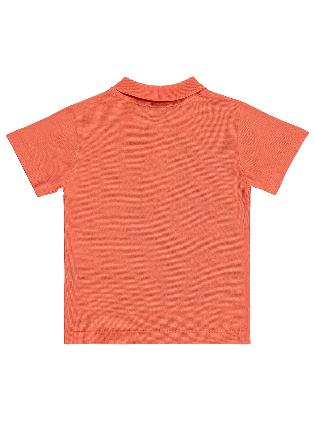 Turuncu Boys Erkek Çocuk Palmiye Nakışlı Polo Yaka 2-5 Yaş Tişört - Pembe