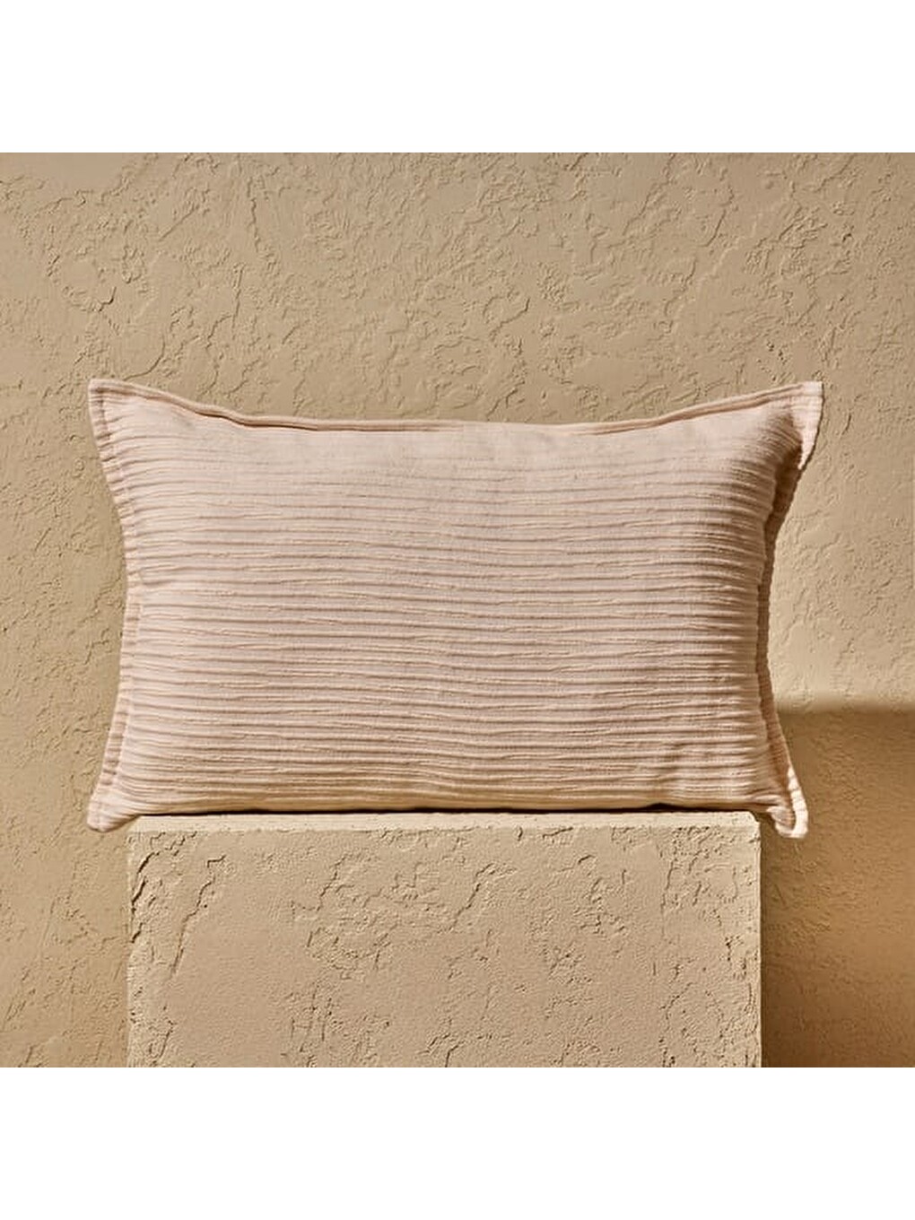 Soft Shir Kırlent - Ekru - 35x55 Cm-2
