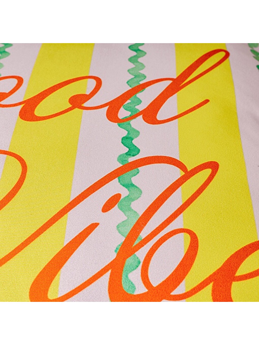 Kahverengi Soft Good Vibe Kırlent - Hardal- 45x45 Cm-1