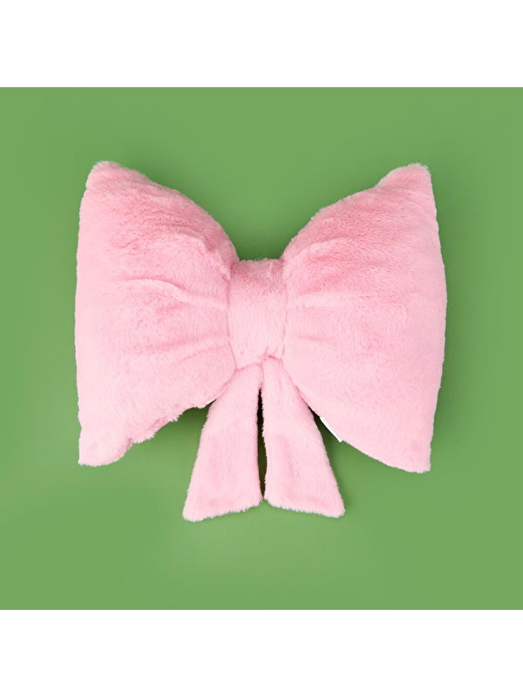 Soft Kurdele Figürlü Yastık - Pembe - 40x30 Cm-4
