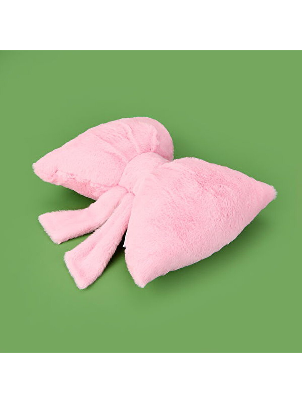 Soft Kurdele Figürlü Yastık - Pembe - 40x30 Cm-5