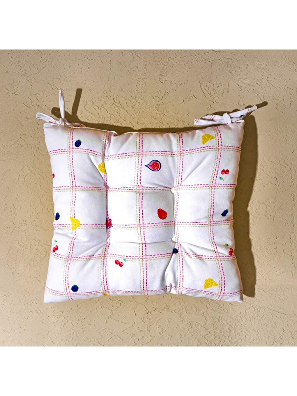 Soft Mila Sandalye Minderi - Ekru - 40x40 Cm-5
