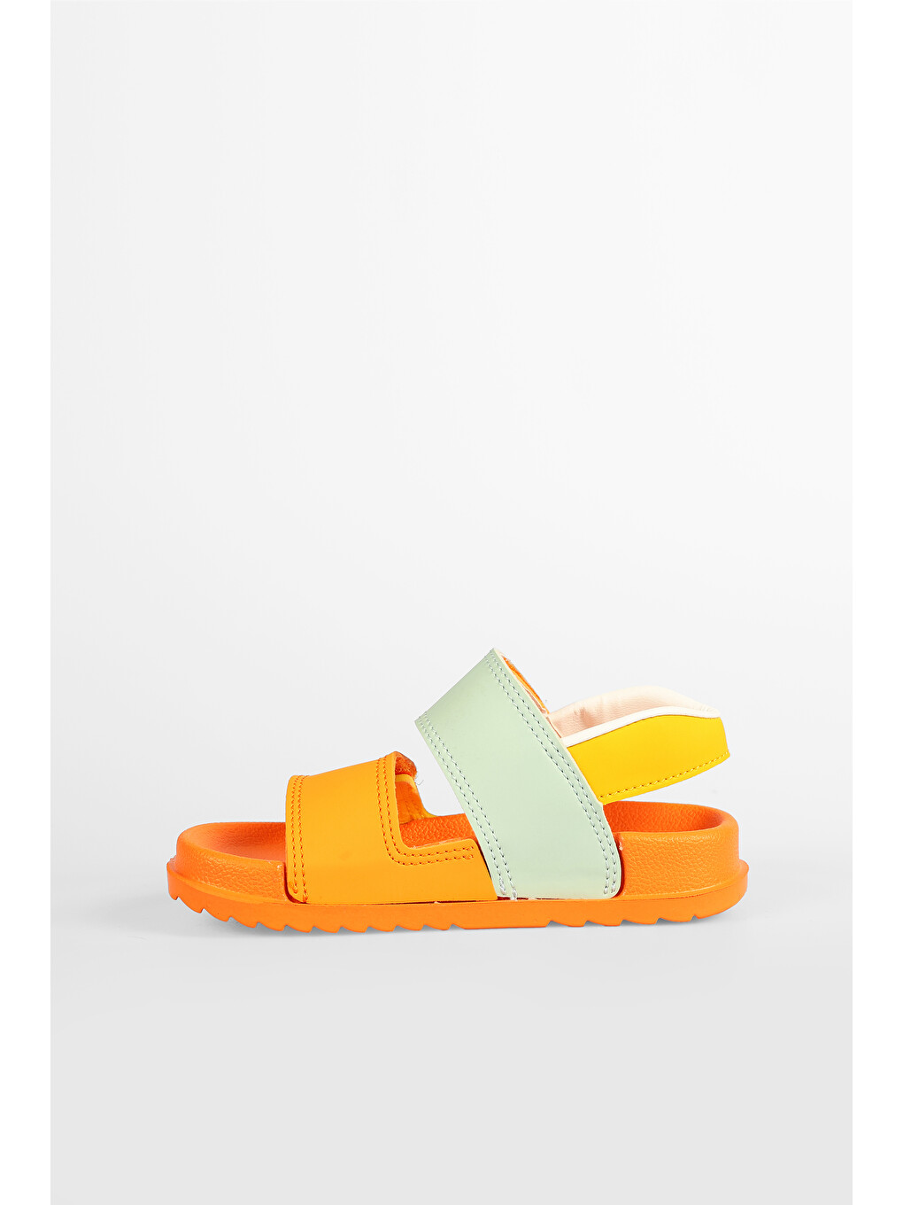 Turuncu Krixi Hafif Kız Bebek Orange Sandalet-3