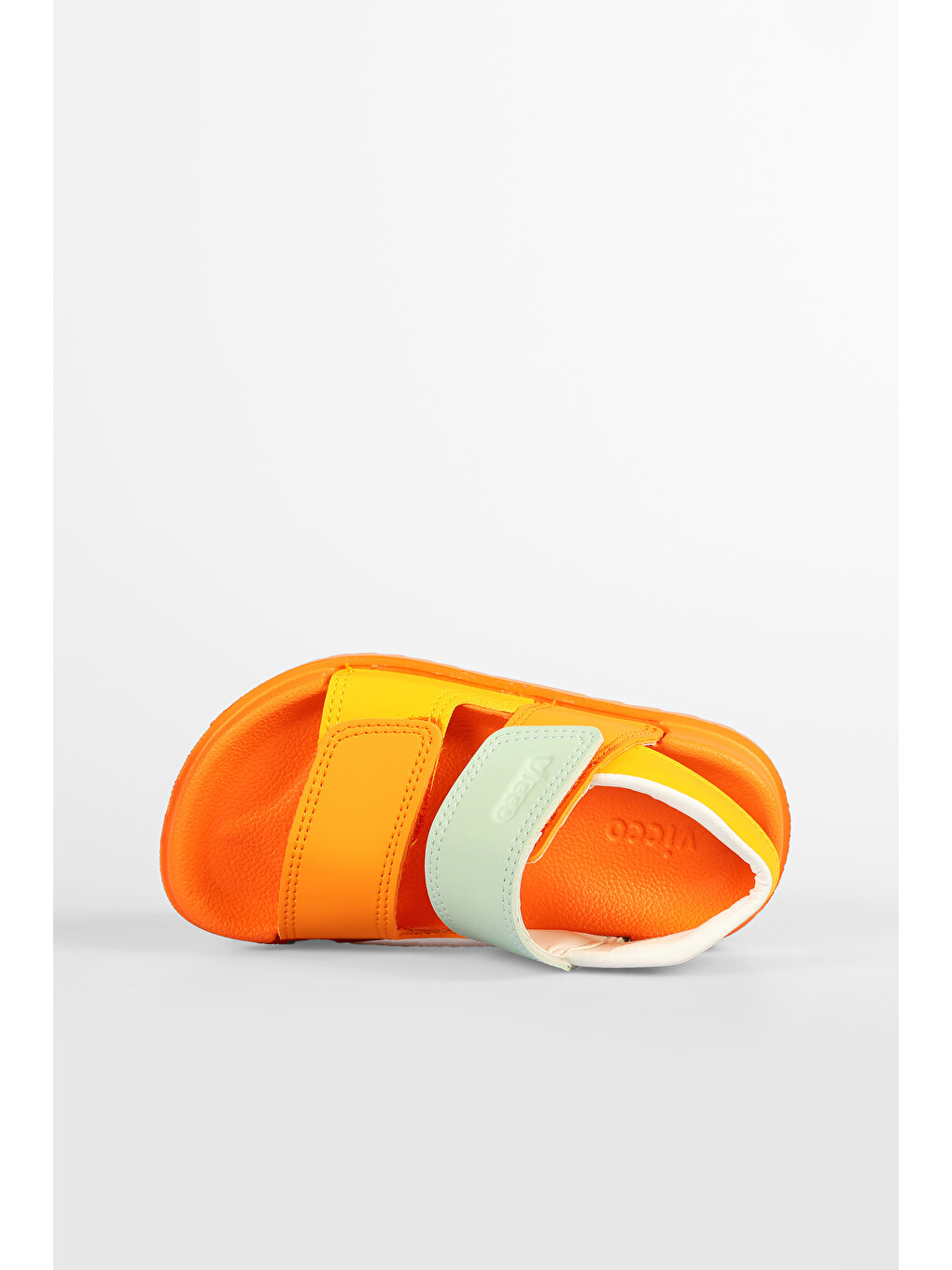 Turuncu Krixi Hafif Kız Bebek Orange Sandalet-6