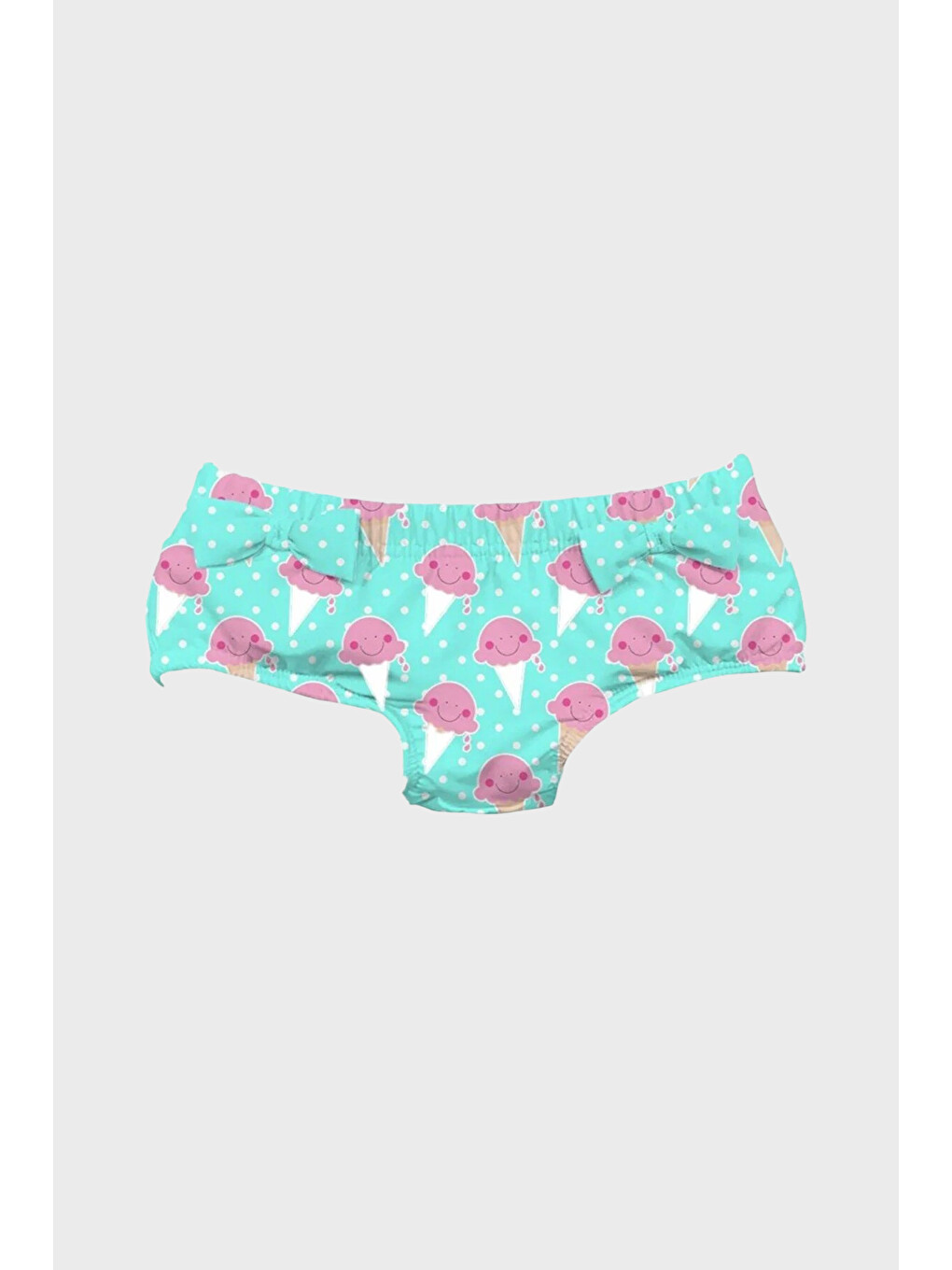 Yeşil Yummy Nappy Mayo Desenli Uv Korumalı Short SN2671000005