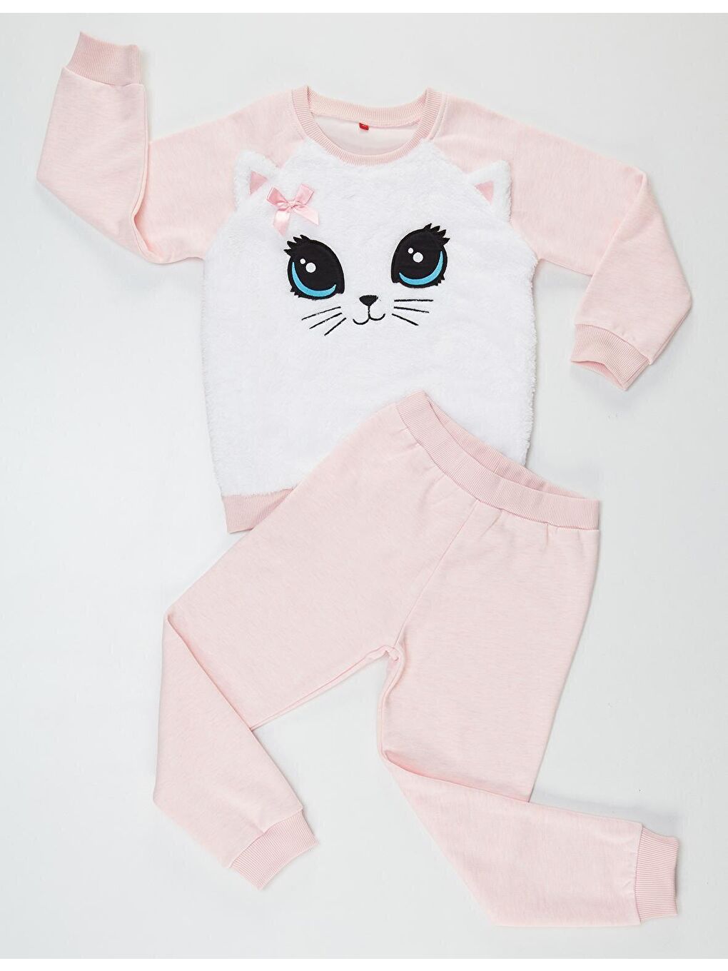 Denokids Karışık Baby Cat Kız Çocuk Eşofman Altı Takım - 2