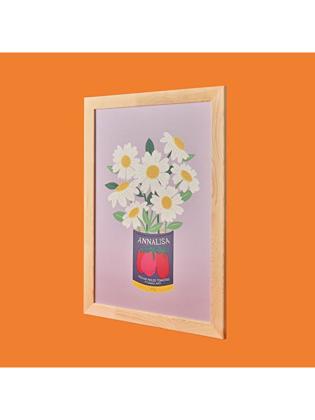 Mavi Deco Granny Summer Çerçeveli Tablo - Mor - 40x60 cm-6