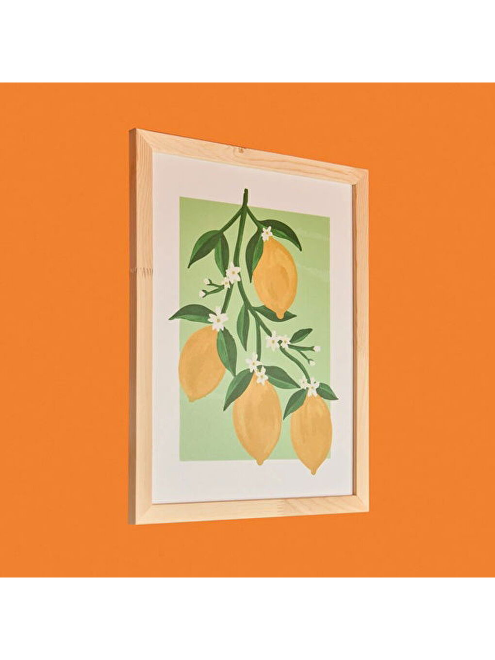 Deco Lime Cello Duvar Panosu - Sarı / Açık Yeşil - 30x40 cm-7