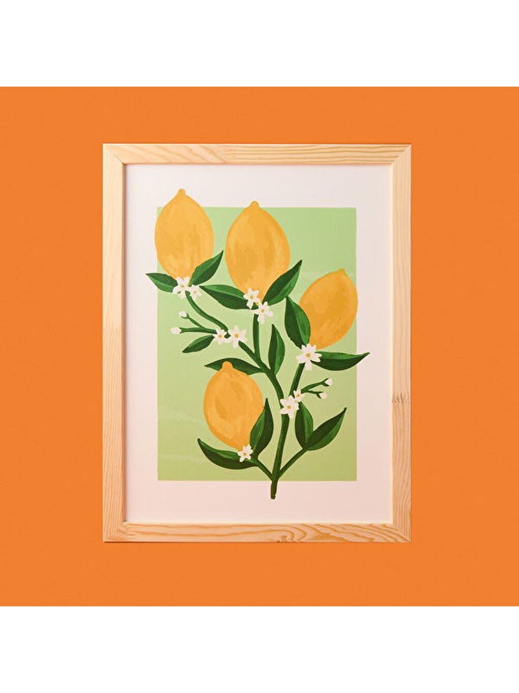 Deco Lime Cello Duvar Panosu - Sarı / Açık Yeşil - 30x40 cm-8