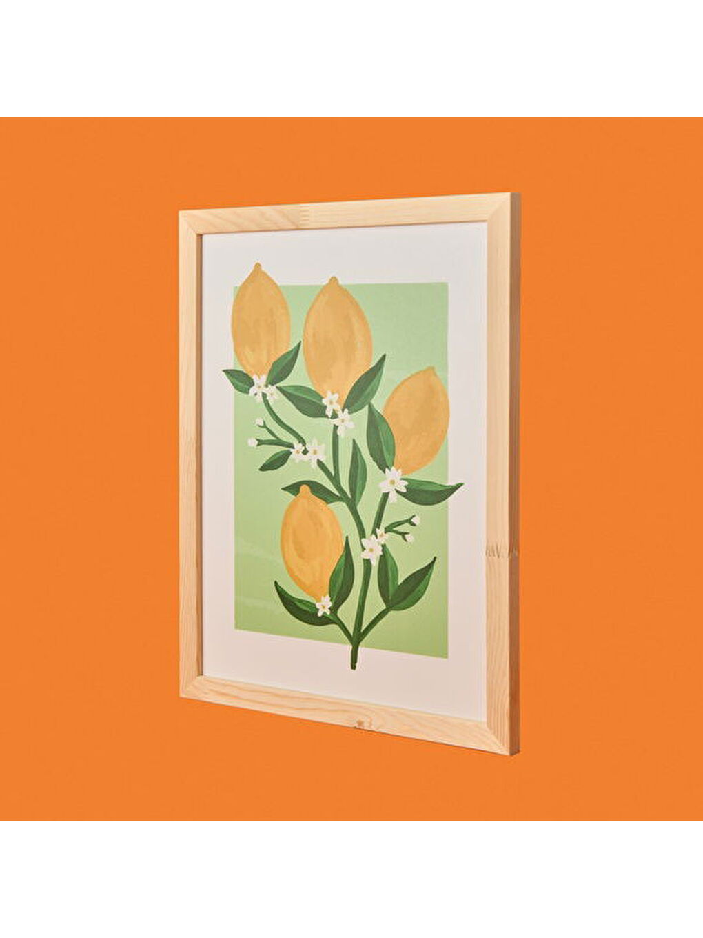 Deco Lime Cello Duvar Panosu - Sarı / Açık Yeşil - 30x40 cm-9