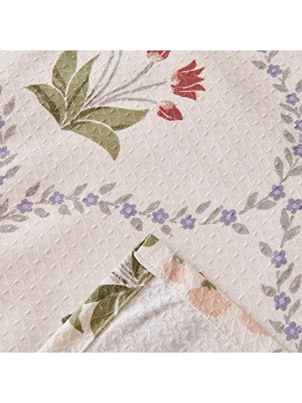 Soft Nostra Çift Kişilik Pike Takımı - Ekru-3