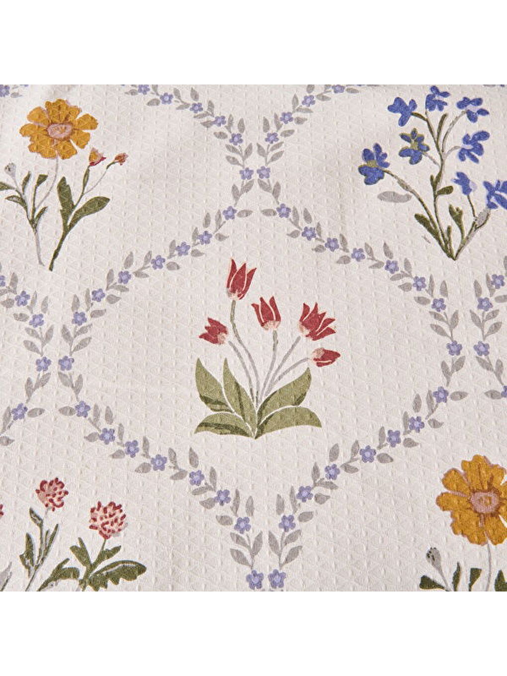 Soft Nostra Çift Kişilik Pike Takımı - Ekru-4