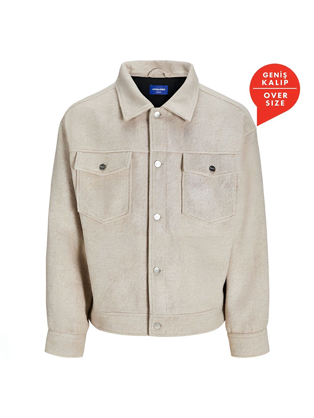 Ridgewood Melange Overshirt Erkek Bej Ceket