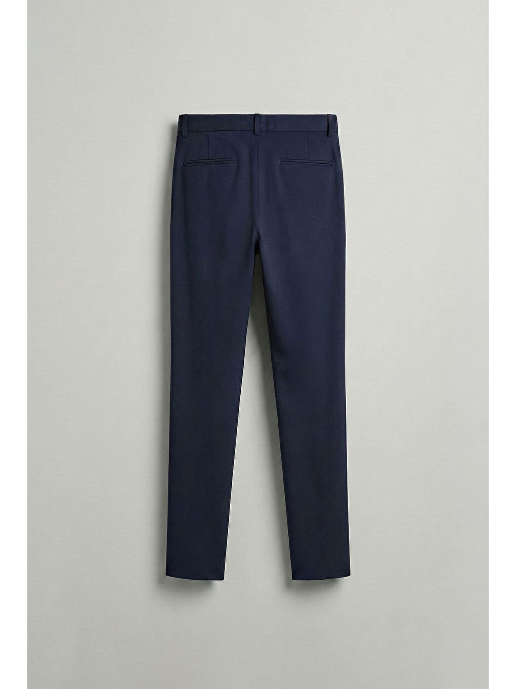 Pileli Kumaş Erkek Pantolon Lacivert-4
