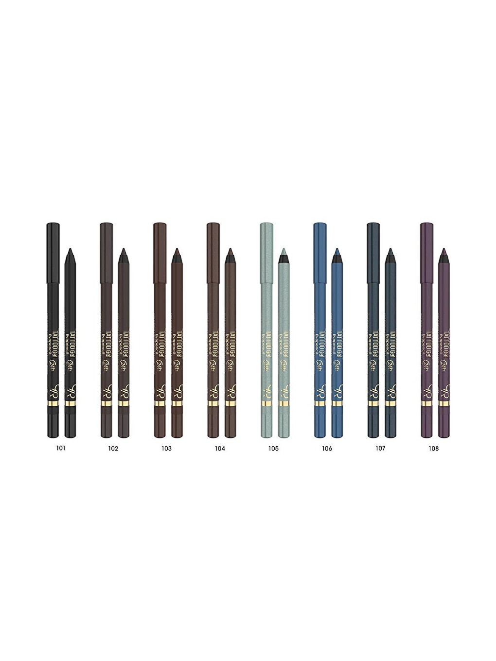 Tattoo Gel Eye Pencil Waterproof No: 105 - Suya Dayanıklı Jel Göz Kalemi-5