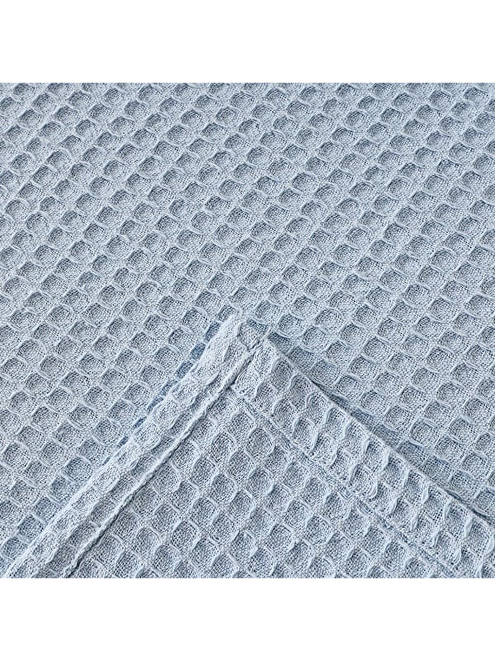 Soft Rete Çift Kişilik Pike - Mavi - 200x220 Cm-2
