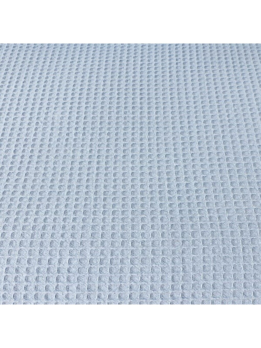 Soft Rete Çift Kişilik Pike - Mavi - 200x220 Cm-3