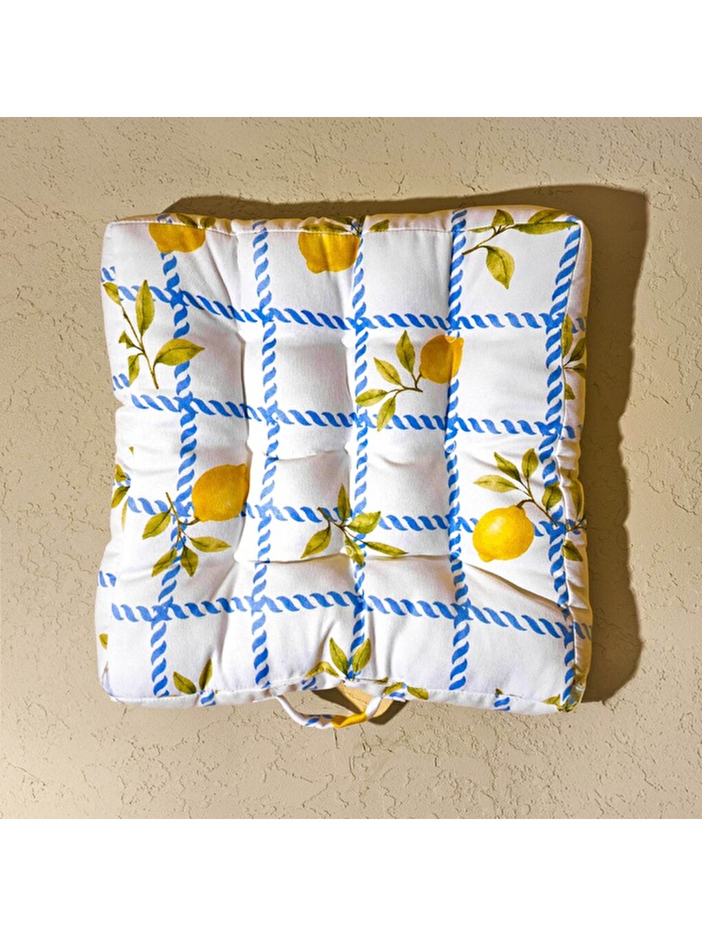 Soft Pico Sandalye Minderi - Ekru - 40x40 Cm-6