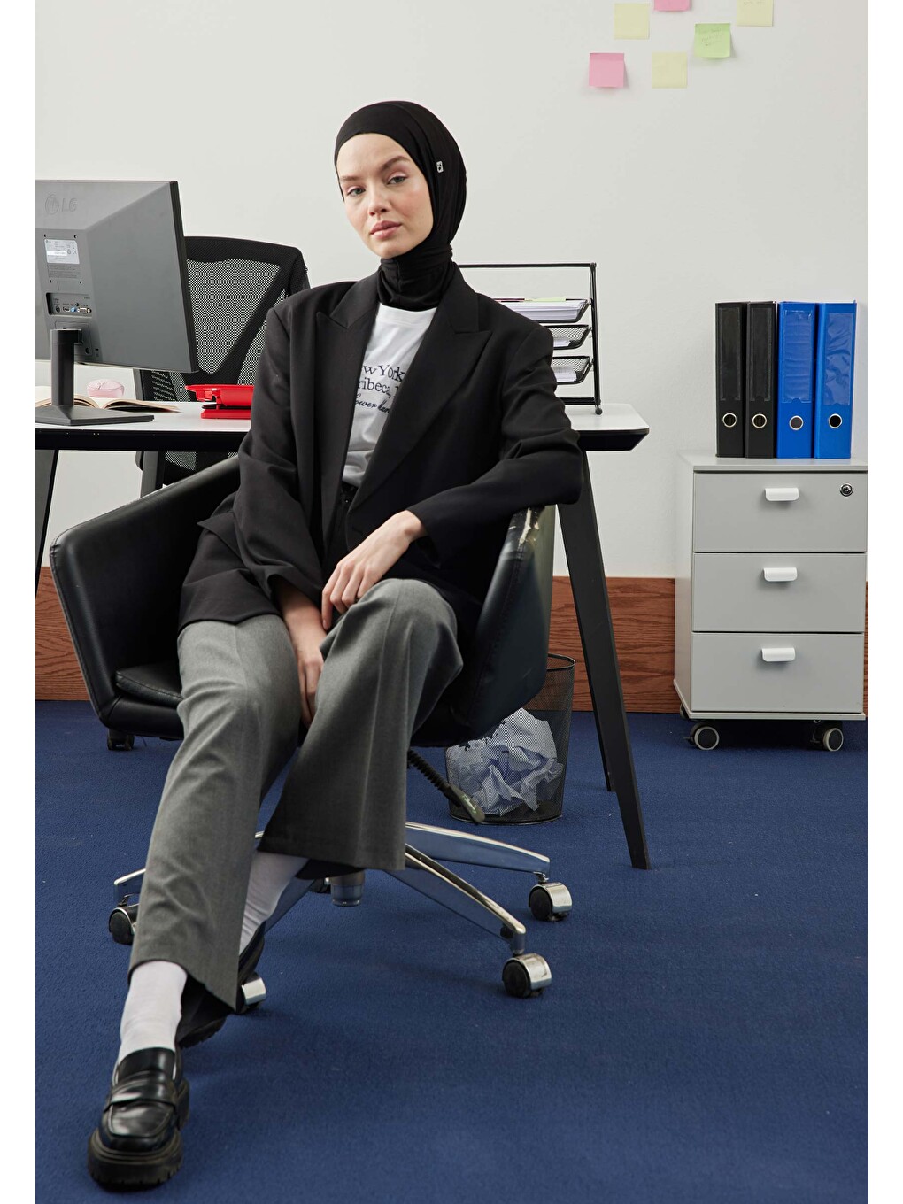 Athletic Hijab Siyah-3