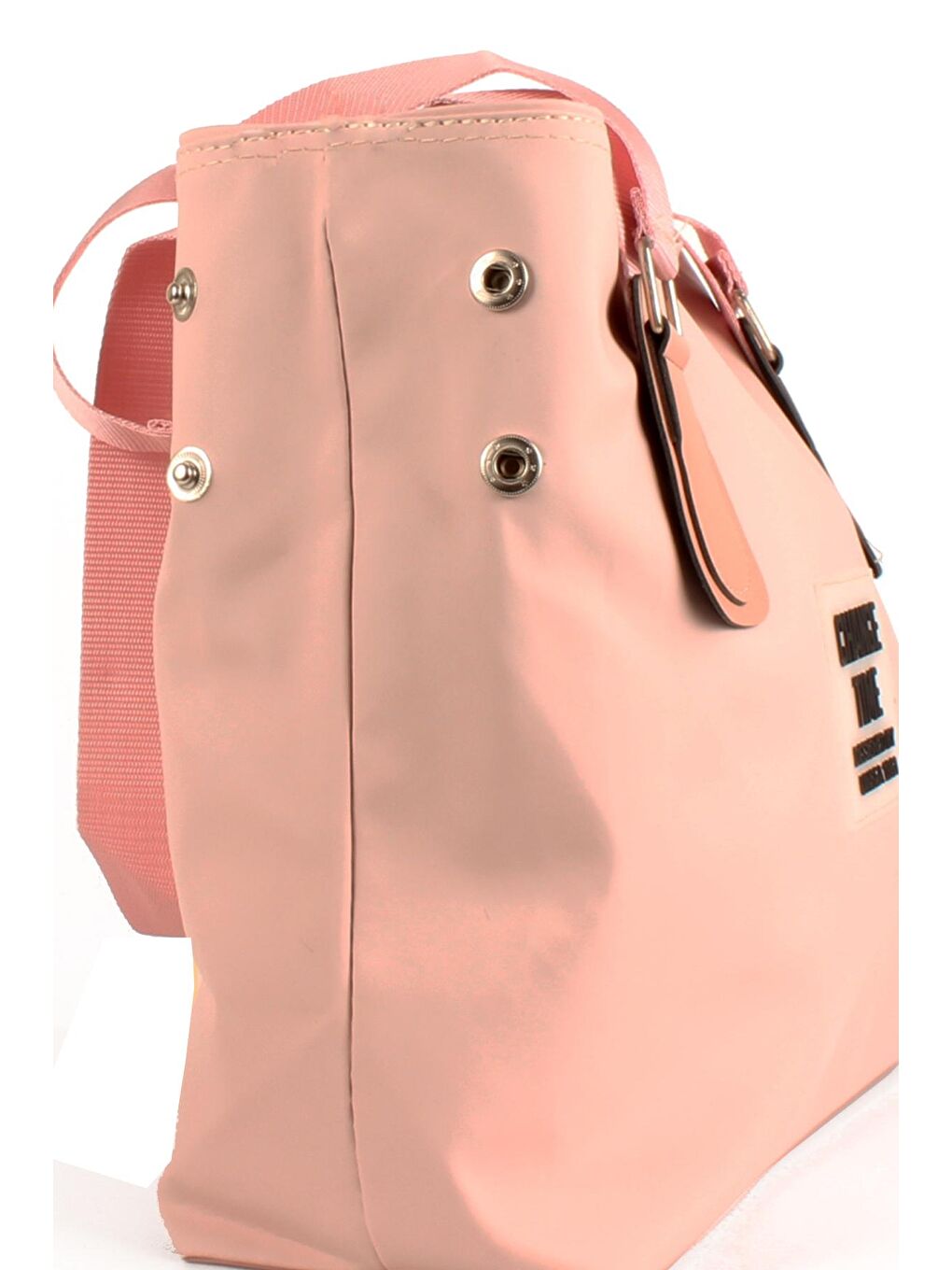 Pembe Kadın Büyük Boy Çift Askılı Su Geçirmez Okul & Shopper Çanta (1559)-3