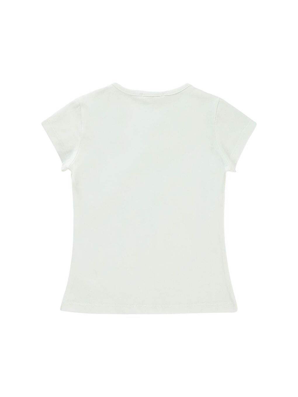 Ekru Girls Basic 2-5 Yaş Tişört-4