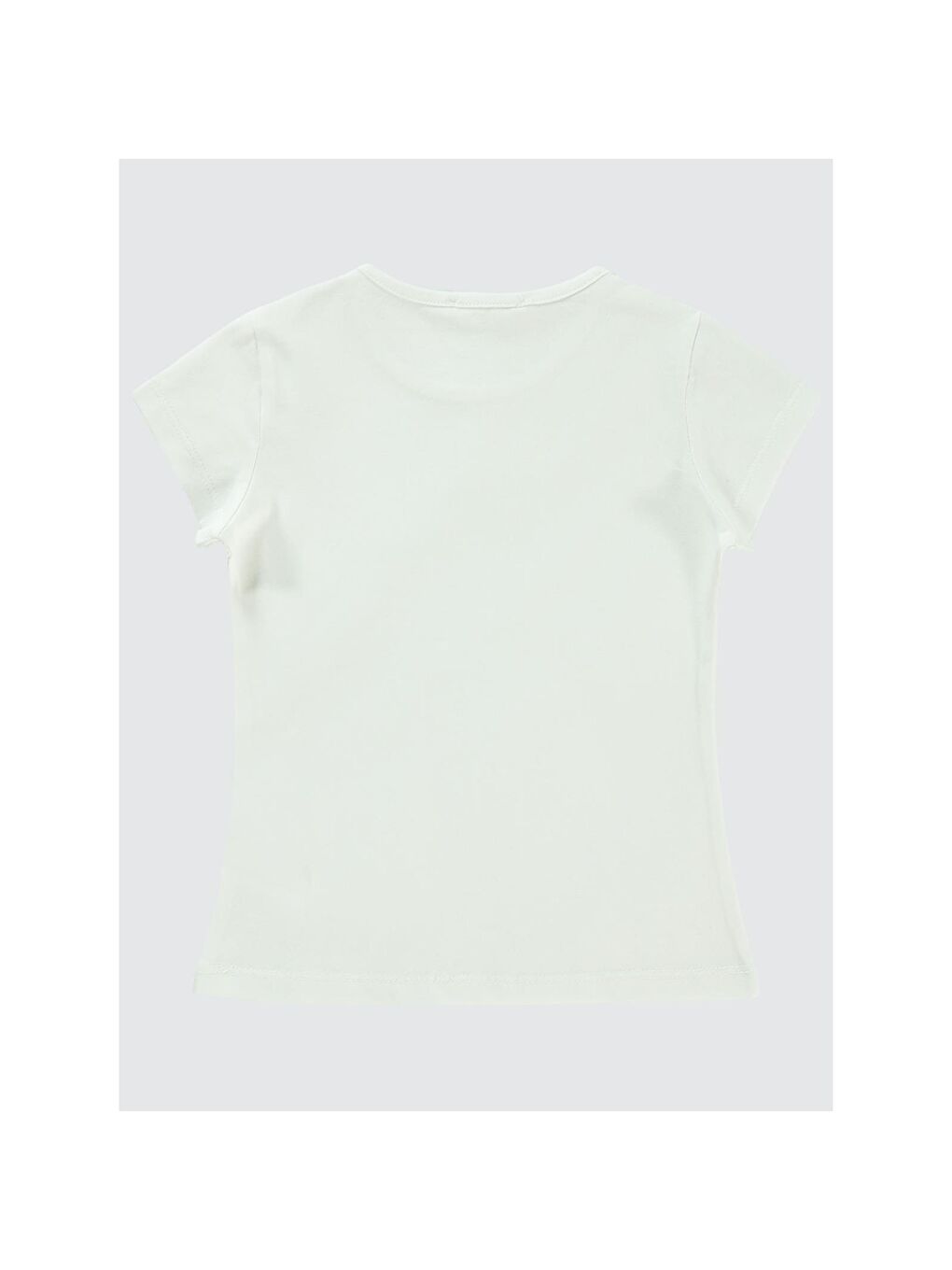 Ekru Girls Basic 2-5 Yaş Tişört-5