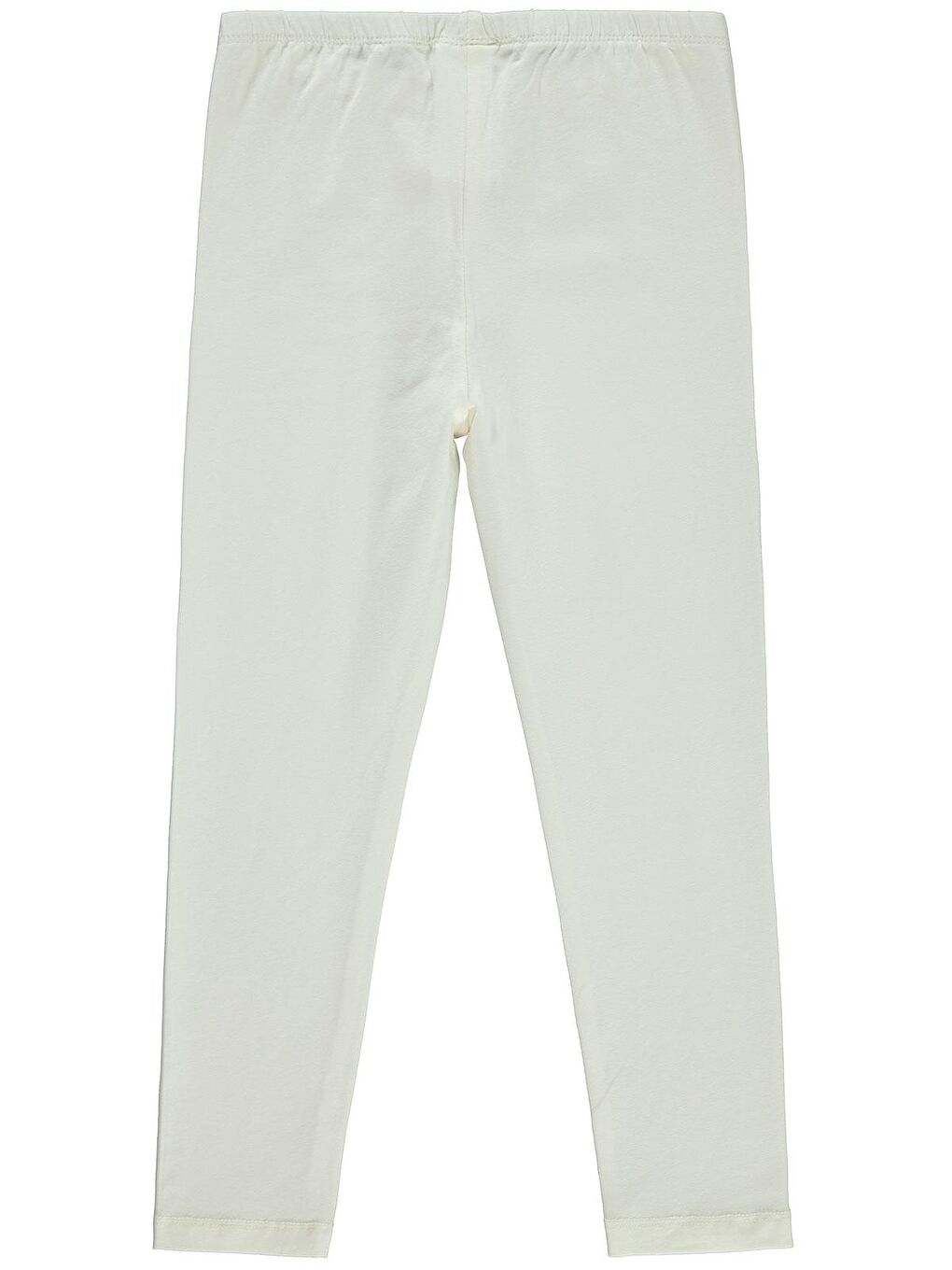 Girls Basic 6-9 Yaş Tayt - Ekru 6-7 Yaş-3