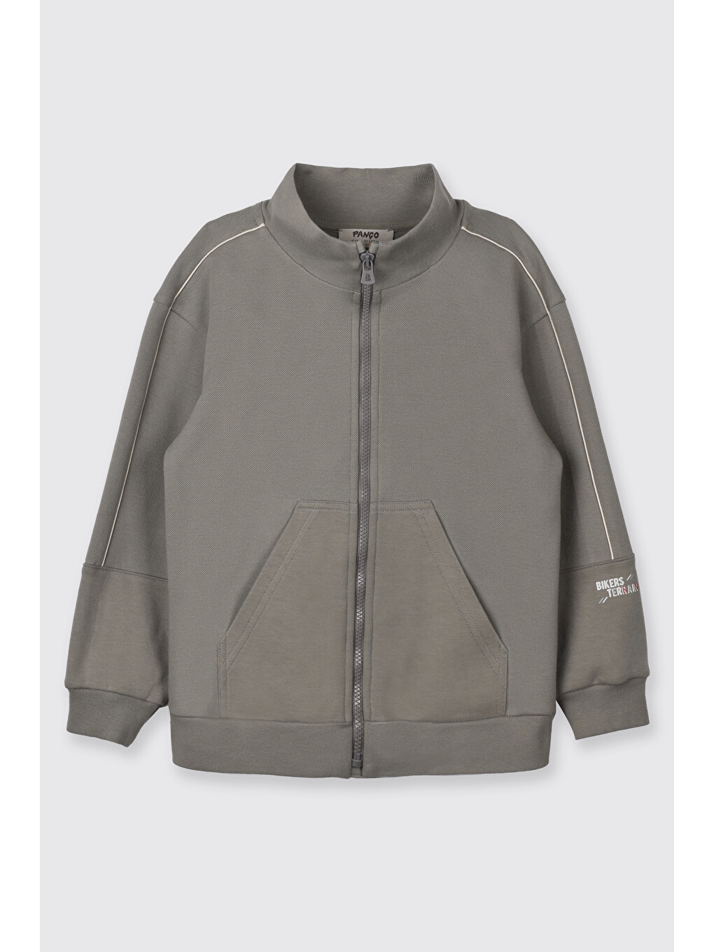 Erkek Çocuk Fermuarlı Antrasit Sweatshirt-2