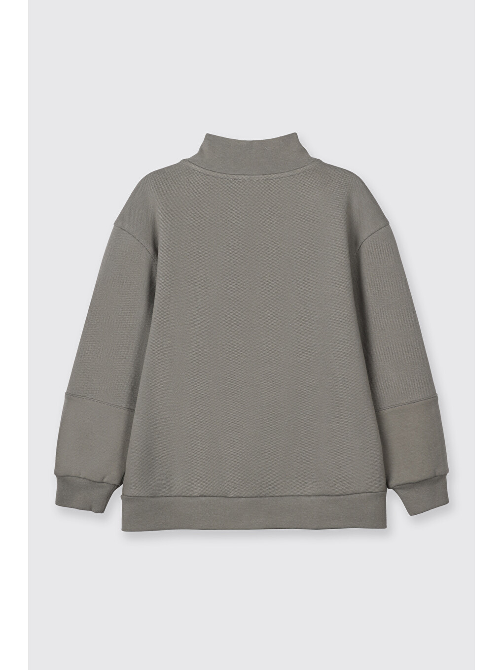 Erkek Çocuk Fermuarlı Antrasit Sweatshirt-3
