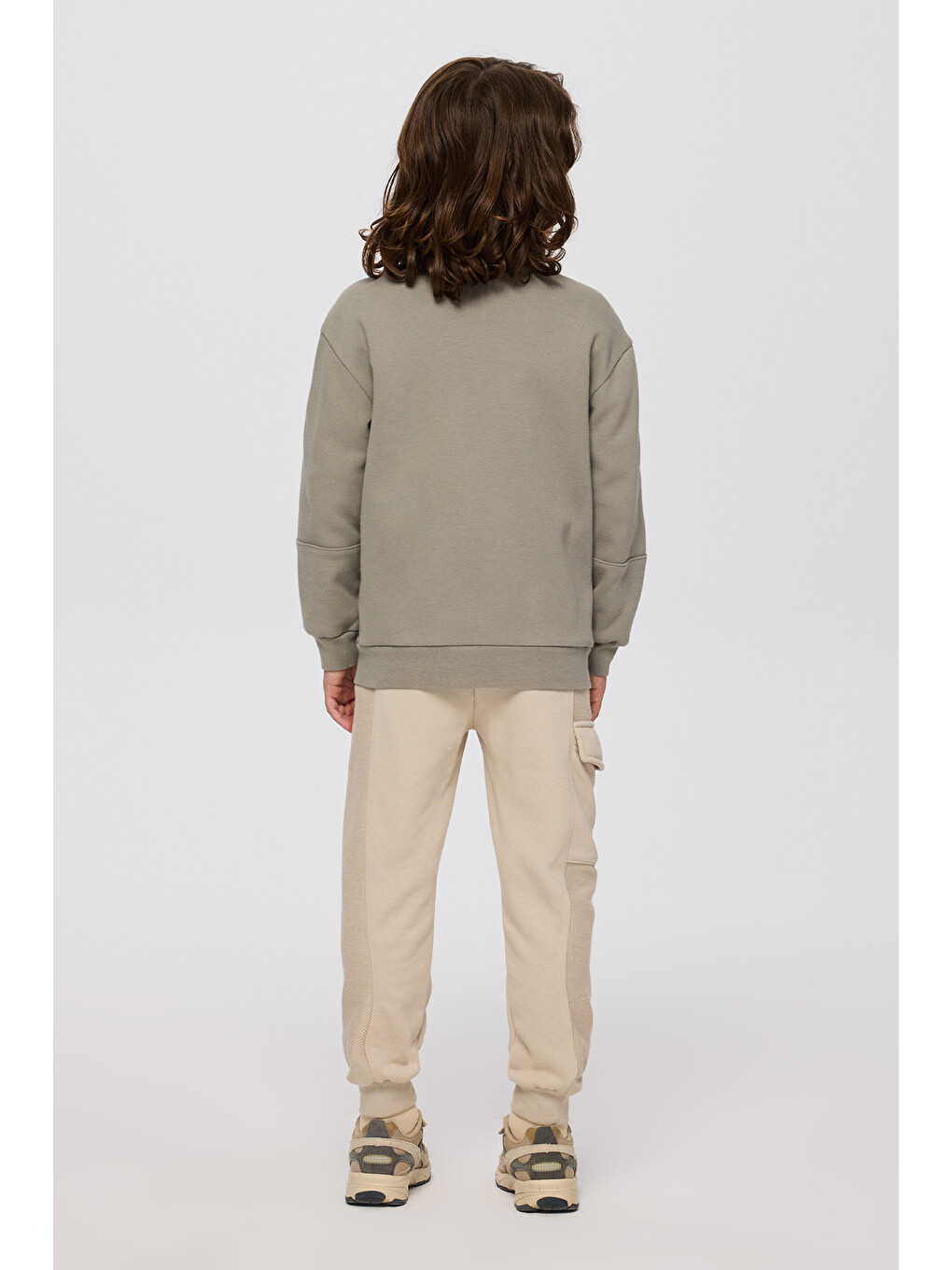 Erkek Çocuk Fermuarlı Antrasit Sweatshirt-6