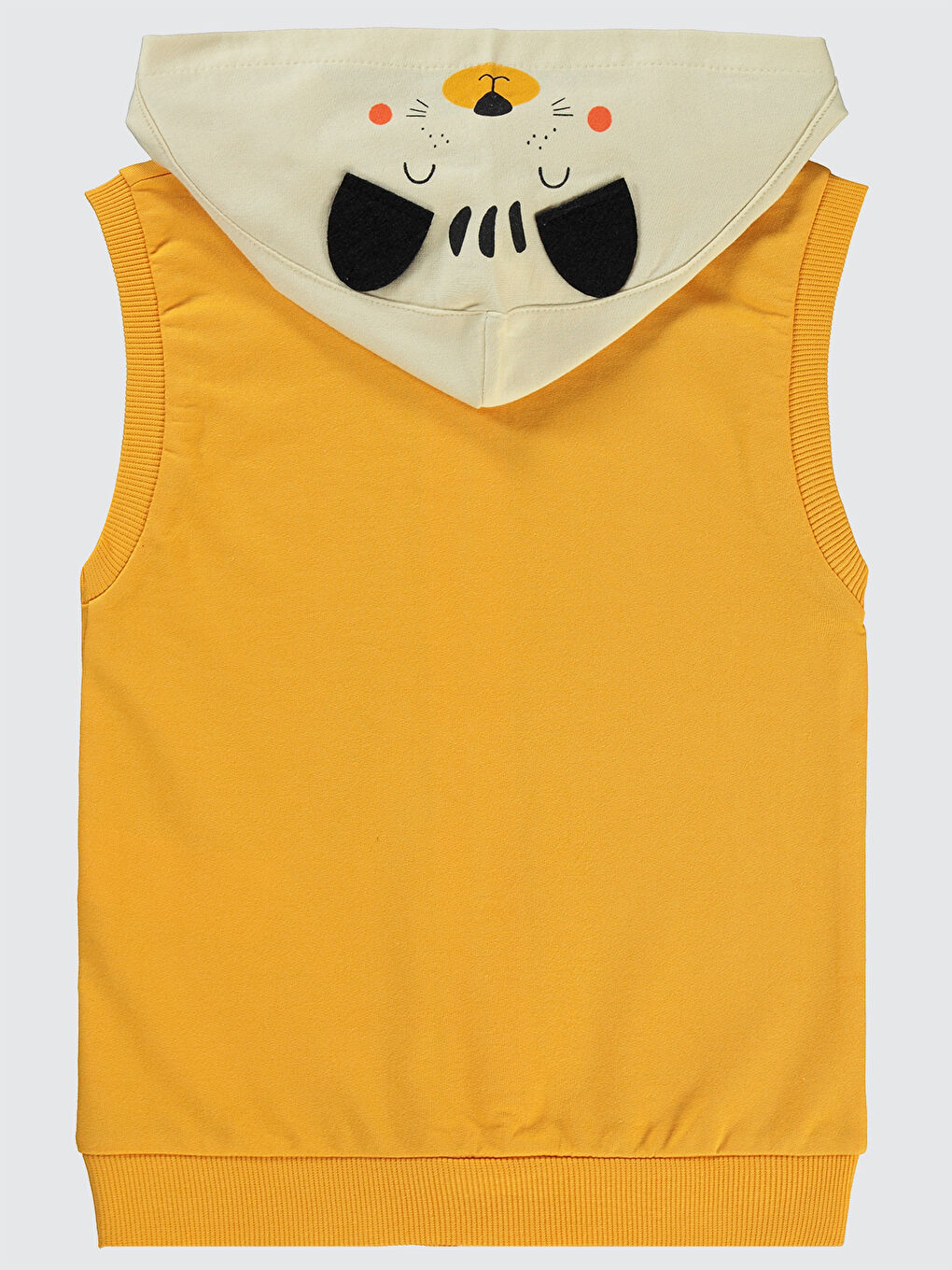 Kahverengi Boys Erkek Çocuk Yelek 2-5 Yaş Hardal-1