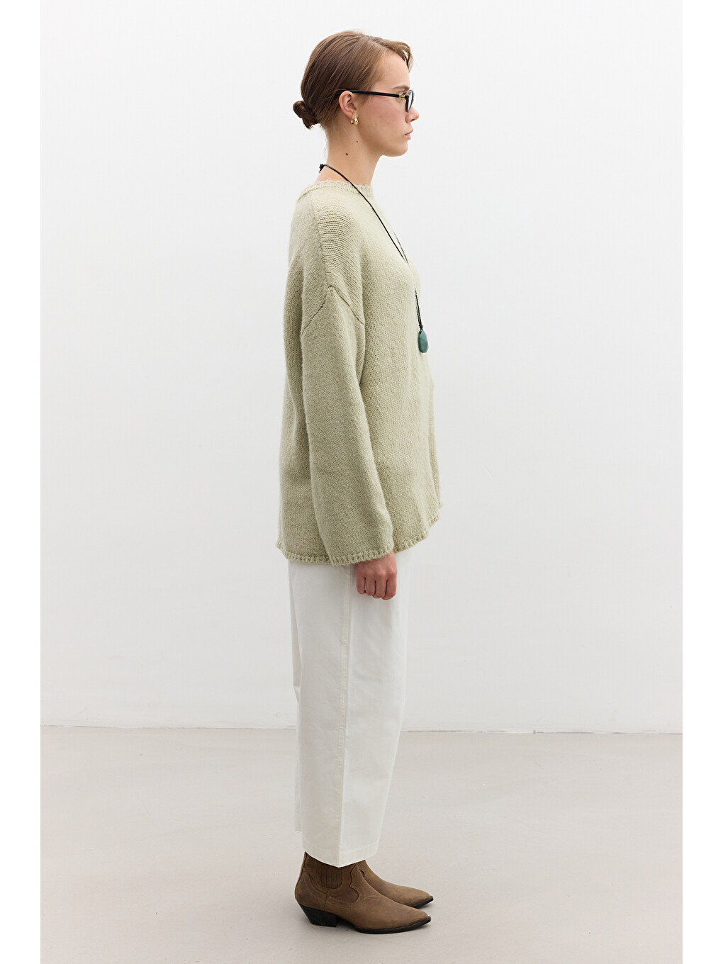 Oversize Kazak Soft Yeşil-4
