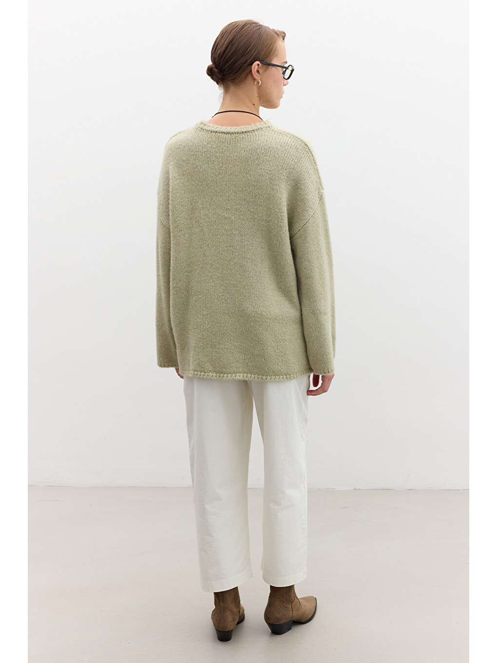 Oversize Kazak Soft Yeşil-5