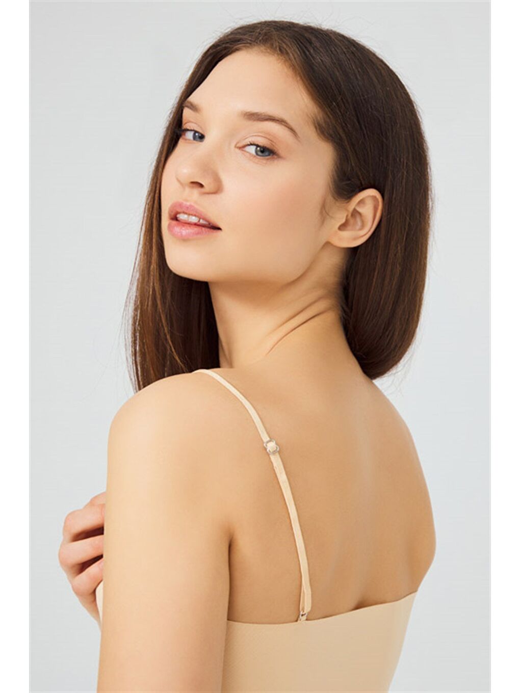 Karışık Ayarlanabilir İnce Askılı Lazer Kesim Crop Büstiyer 5'Li Paket-8