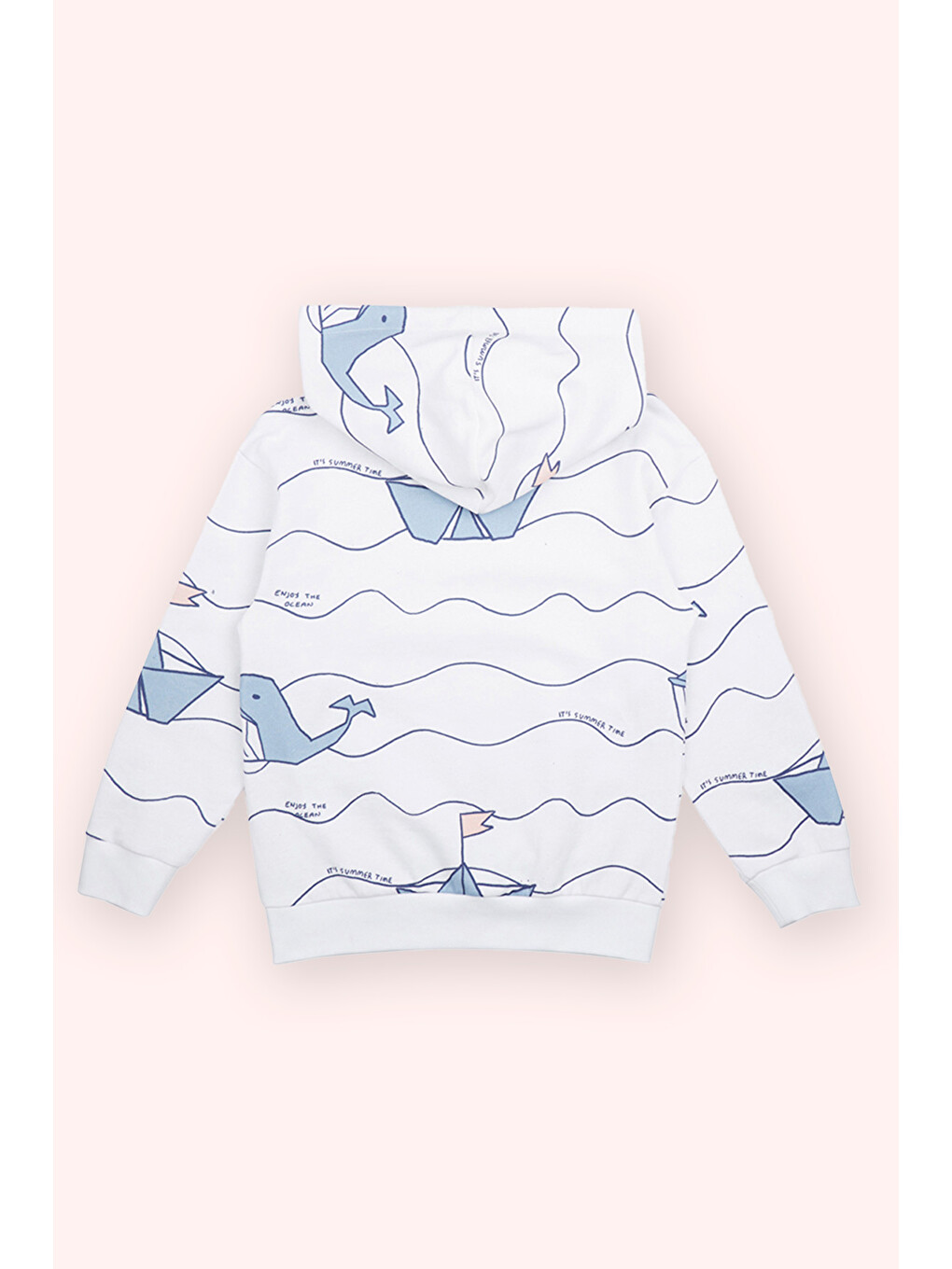 Erkek Çocuk Baskılı Beyaz Sweatshirt-2
