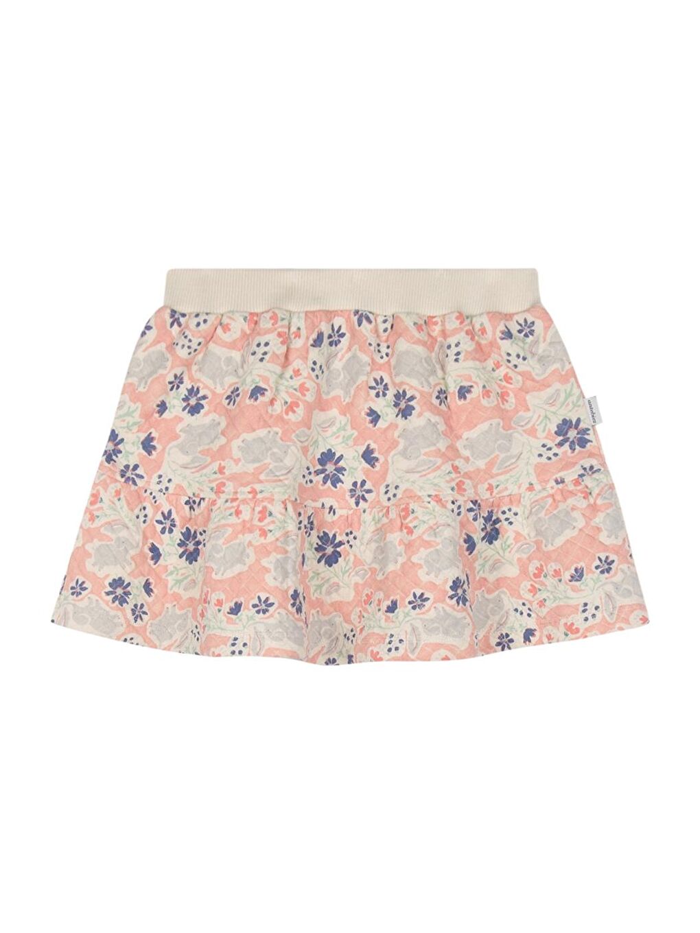 Pembe Neşeli Fil Kapitone Etek