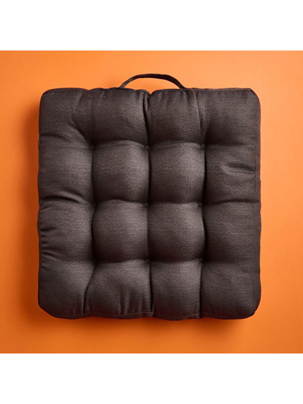 Soft Traum Sandalye Minderi - Antrasit - 45x45 Cm