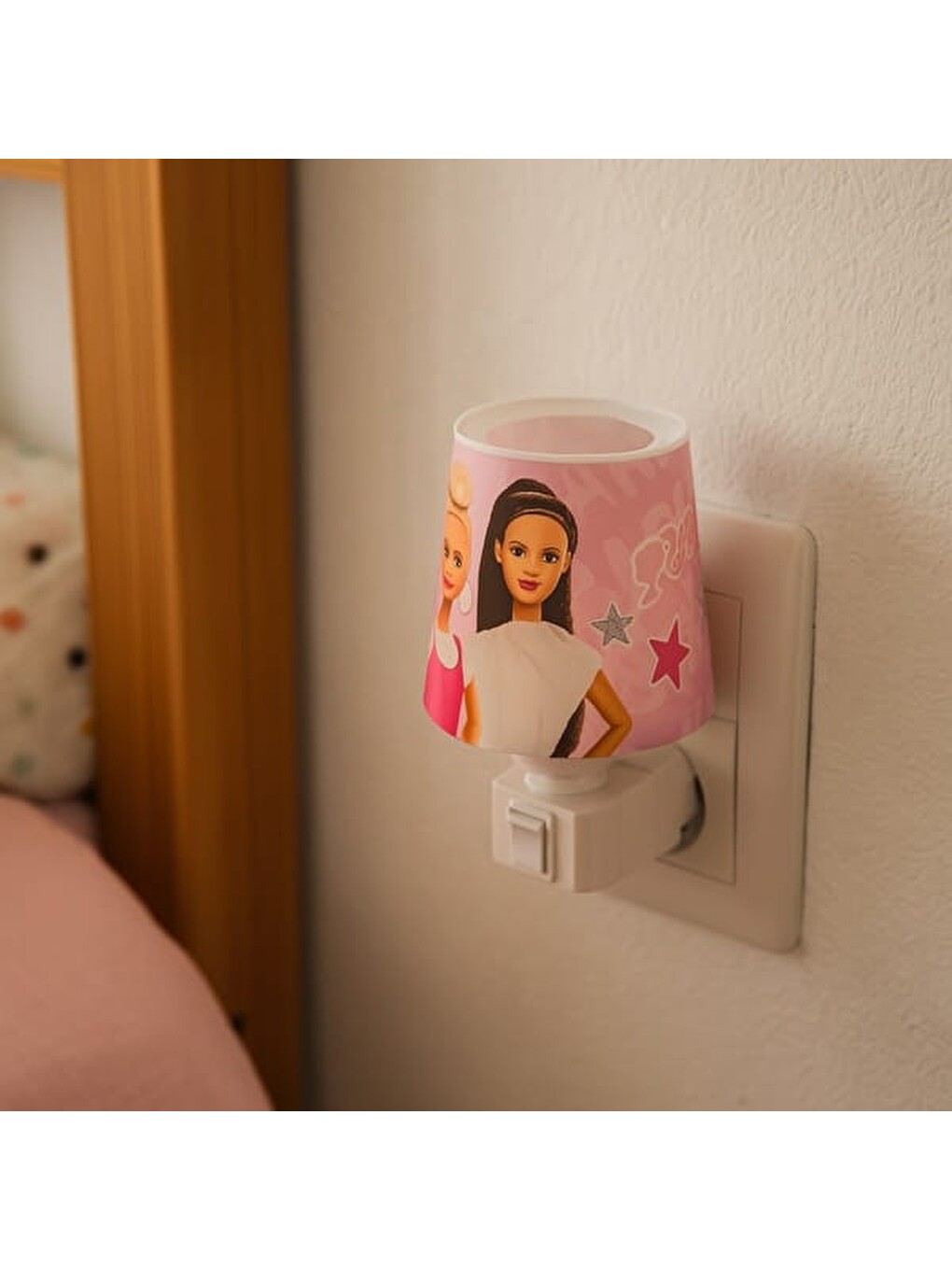 Barbie Abajur Gece Lambası - Pembe-1