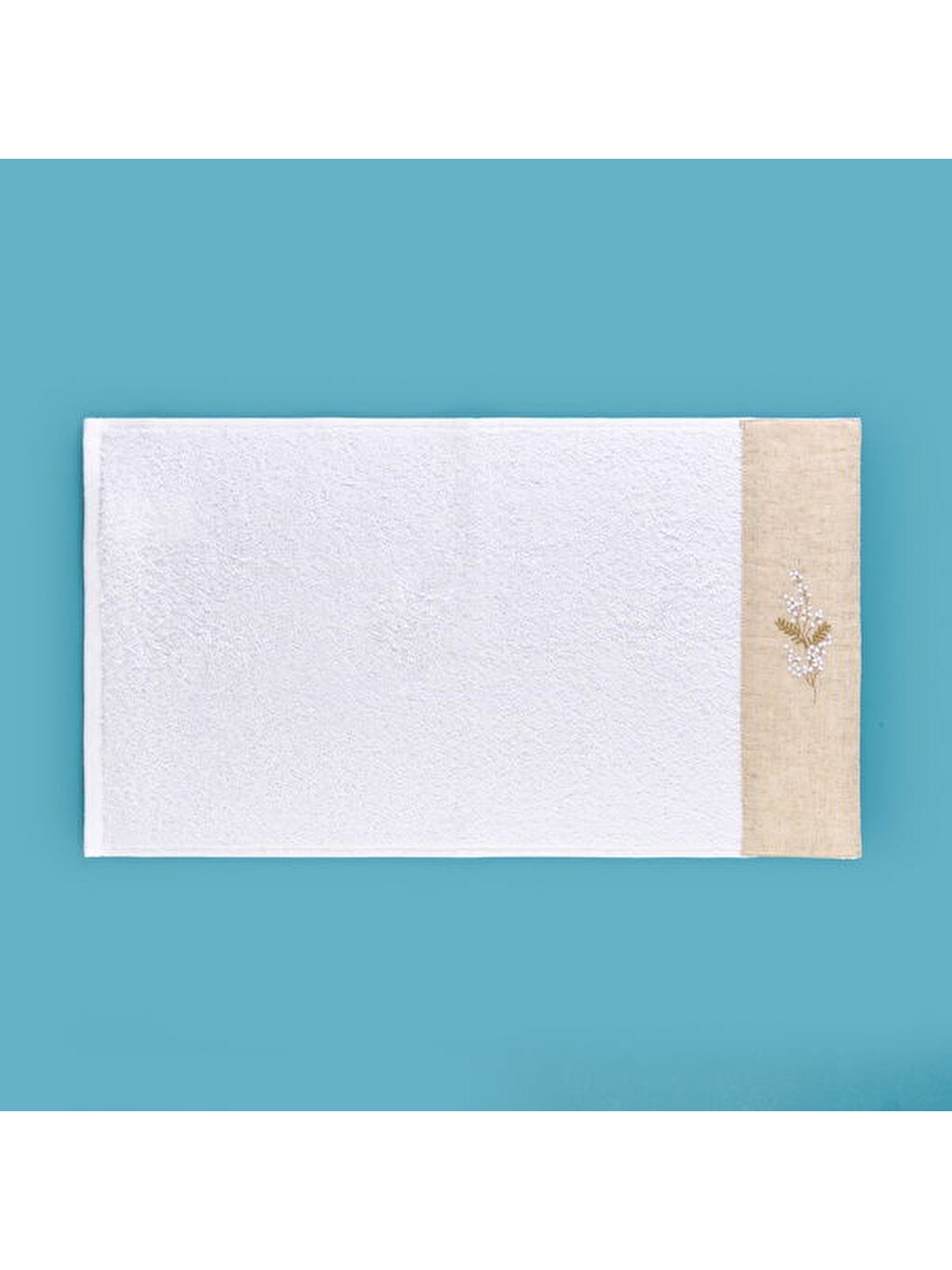Soft French Cottage Ruva El Havlusu - Ekru - 30x50 cm-3