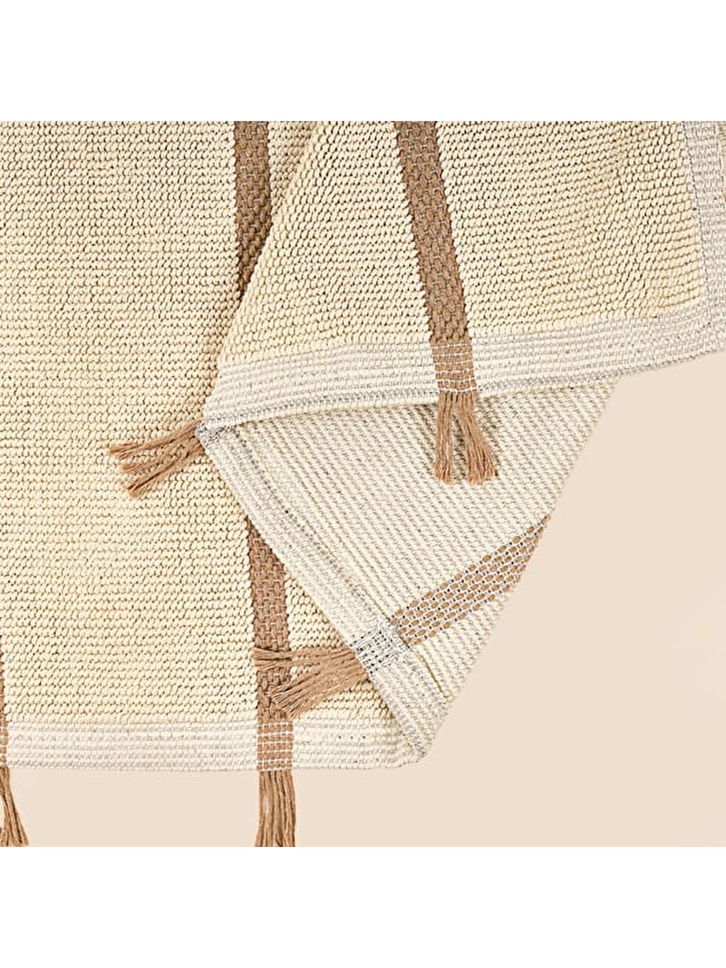Soft Rigel Banyo Paspası - Ekru / Bej - 60x100 Cm-3