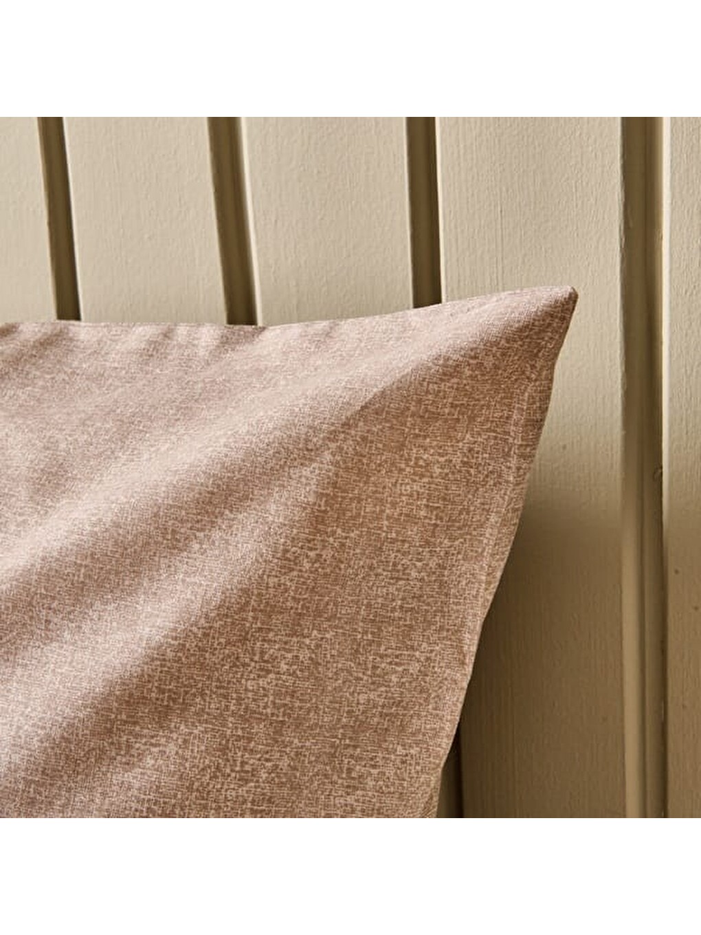 Soft Tanura Kolay Ütülenir 2'li Yastık Kılıfı - Bej - 50x70 cm-2