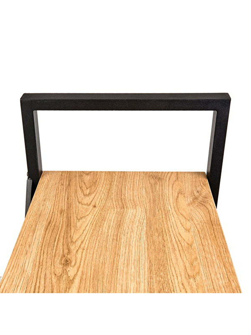 Kahverengi Athena 5 Raflı Geniş Metal Kitaplık - Sepet-8