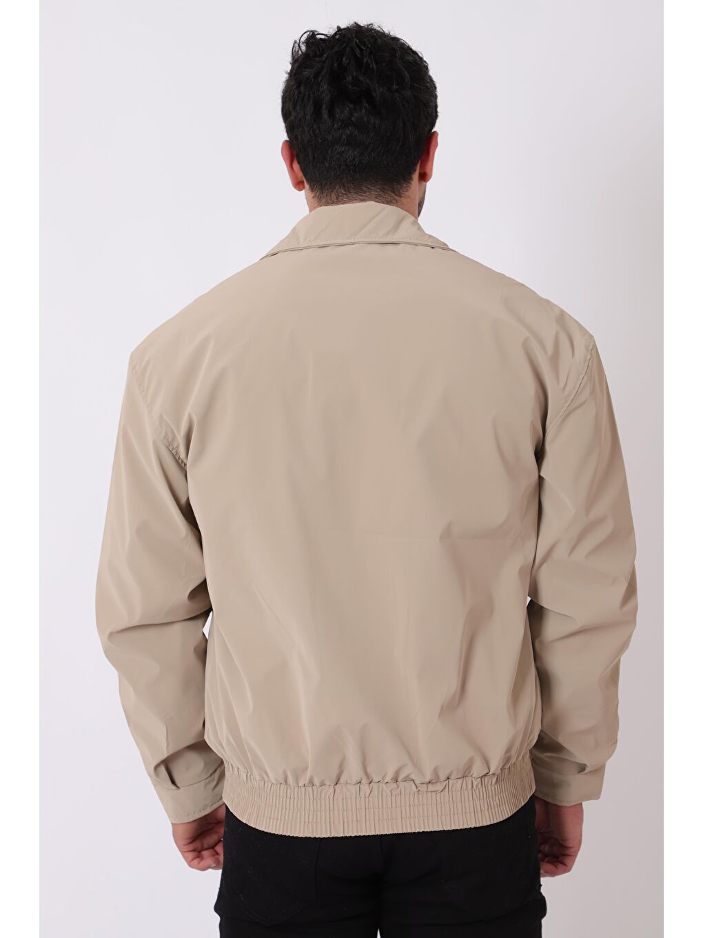 Bej Yakalı Bel Lastikli Nova Mevsimlik Mont BL 1811_60326-5