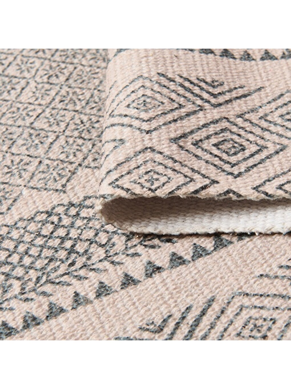 Soft Nipu Kilim - Gri - 80x150 Cm-8
