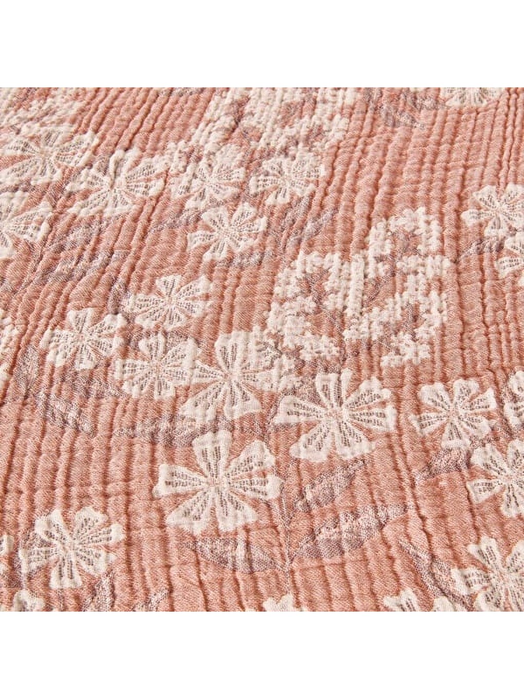 Kahverengi Soft Belloria Çift Kişilik Yatak Örtüsü - Kiremit - 220x255 Cm-2