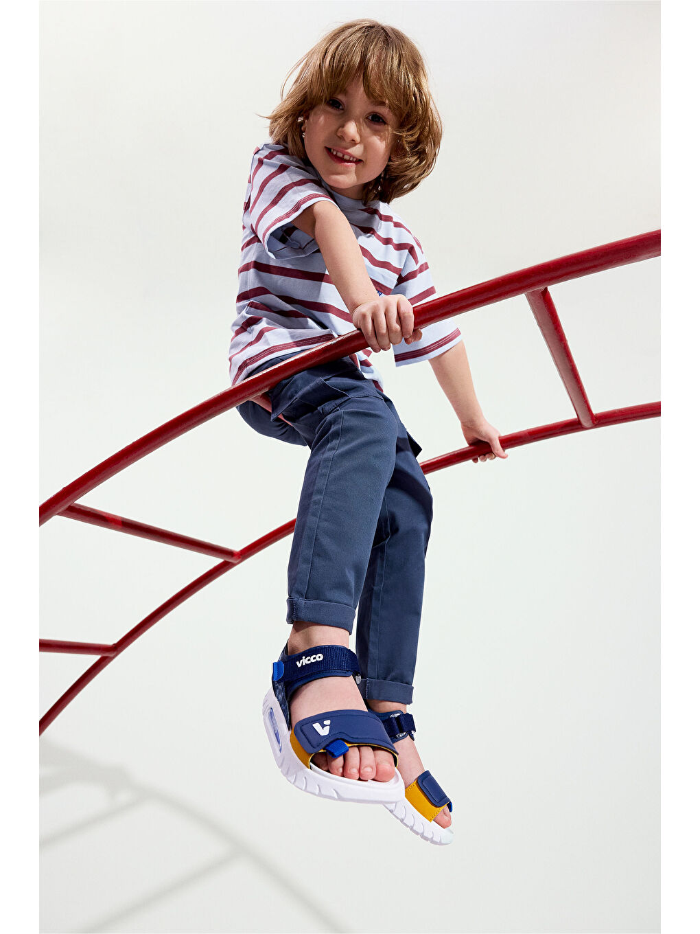 Dekan Hafif Erkek Çocuk Lacivert Sandalet-1