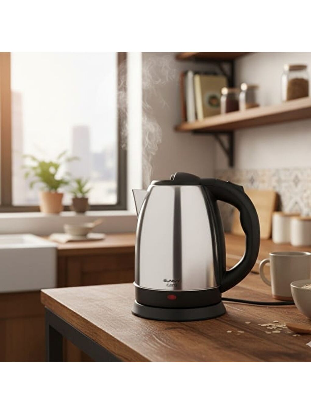 Flora Çelik Kettle - 1,7 lt