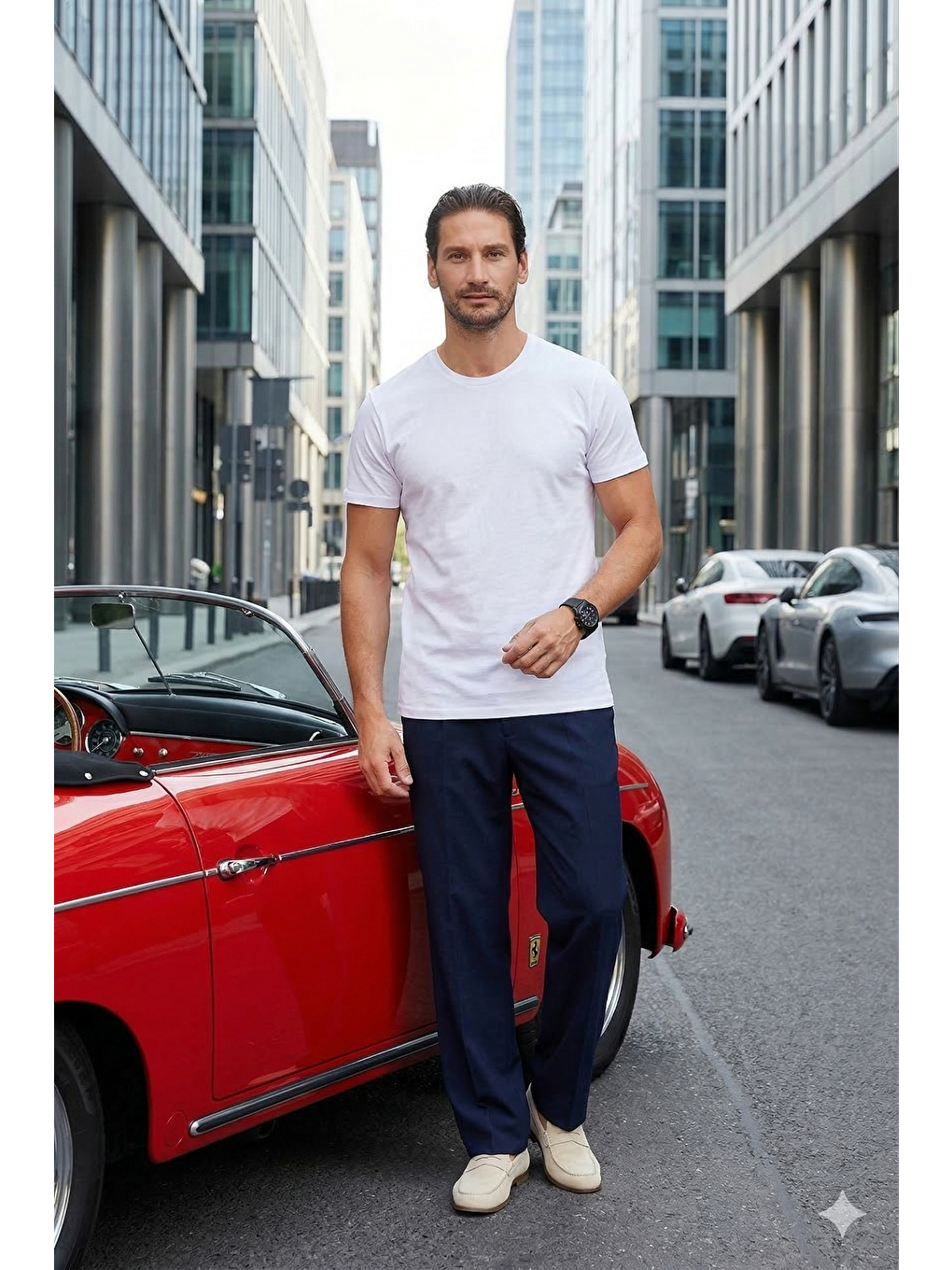 Unisex Slim Fit Dar Kesim %100 Pamuk Yumuşak Dokulu Beyaz Bisiklet Yaka Büyük Beden Tişört-10